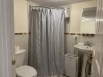 Basement bath with stall shower